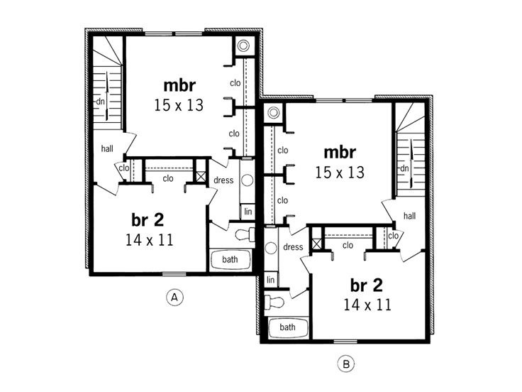 2nd Floor Plan, 021M-0009