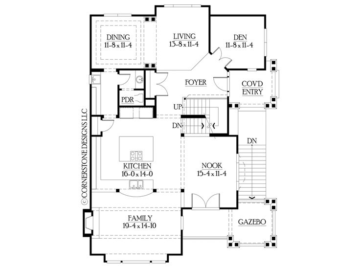 1st Floor Plan, 035H-0022