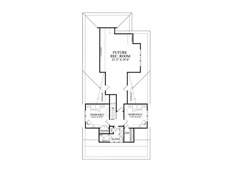 2nd Floor Plan, 063H-0103