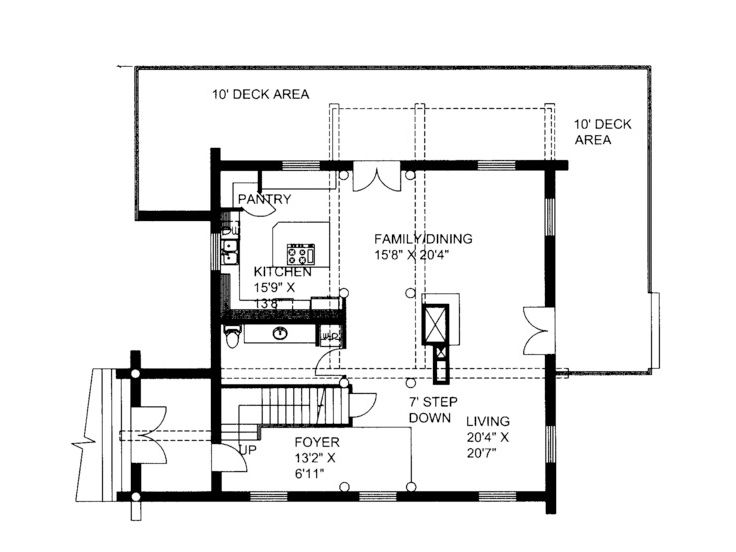 1st Floor Plan, 012L-0068