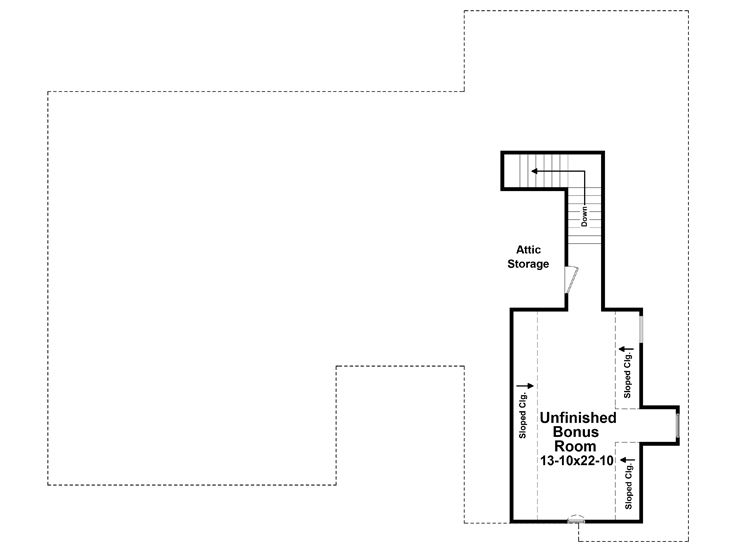 2nd Floor Plan, 001H-0164
