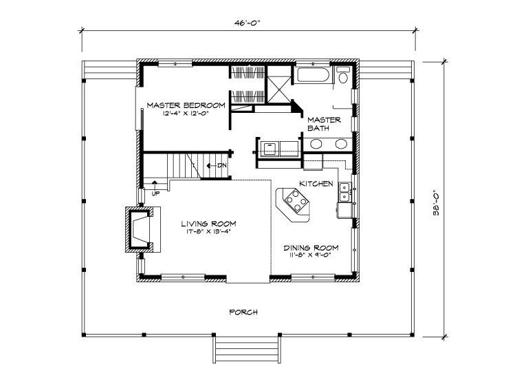 1st Floor Plan, 008H-0045