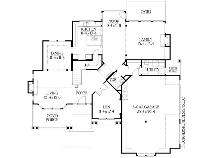 1st Floor Plan, 035H-0021
