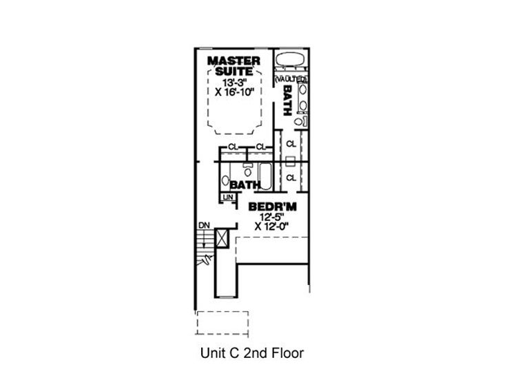 2nd Floor Plan C, 011M-0003