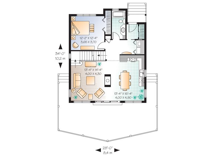 1st Floor Plan, 027H-0391