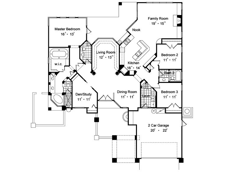 Floor Plan, 043H-0244