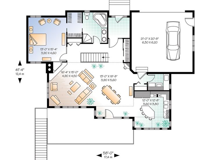 Floor Plan, 027H-0114