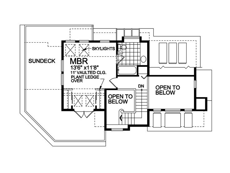 2nd Floor Plan, 010H-0003