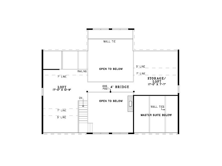 2nd Floor Plan, 025L-0040