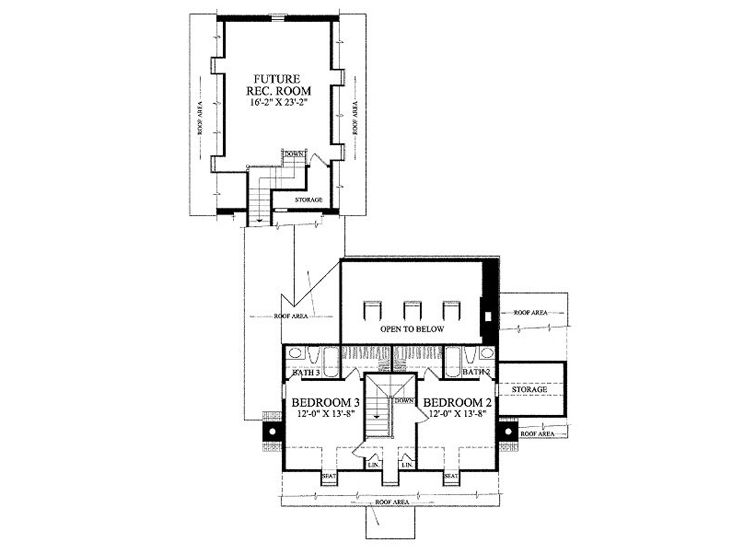 2nd Floor Plan, 063H-0075