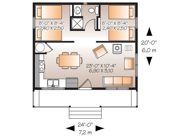 Floor Plan, 027H-0154