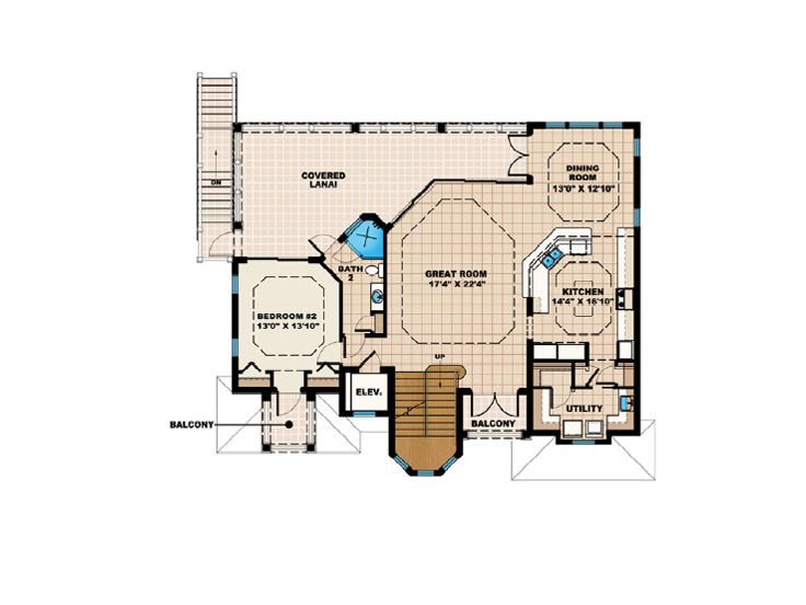 2nd Floor Plan, 037H-0124