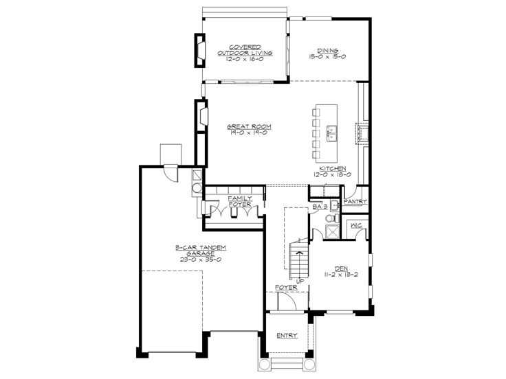 1st Floor Plan, 035H-0132