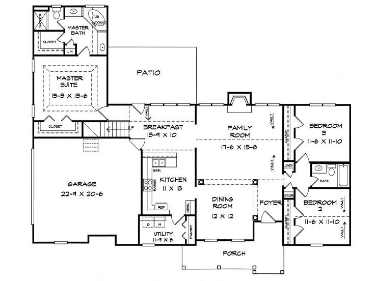 Floor Plan, 019H-0020