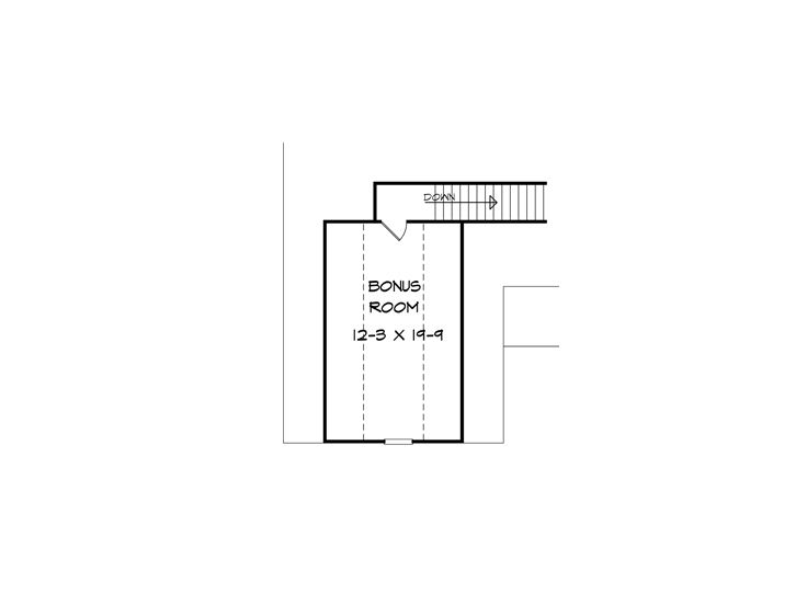 2nd Floor Plan, 019H-0195