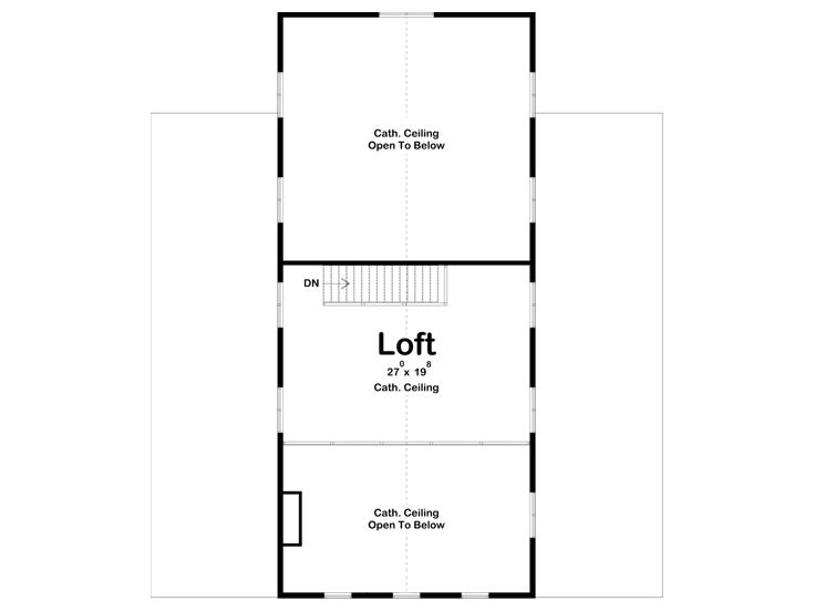 2nd Floor Plan, 050H-0444
