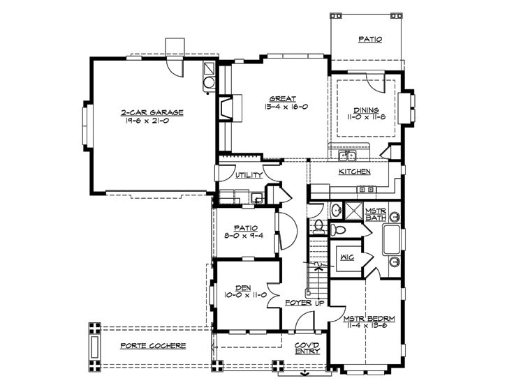 1st Floor Plan, 035H-0079