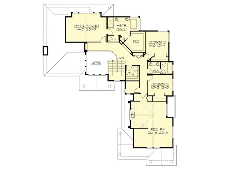2nd Floor Plan, 035H-0144