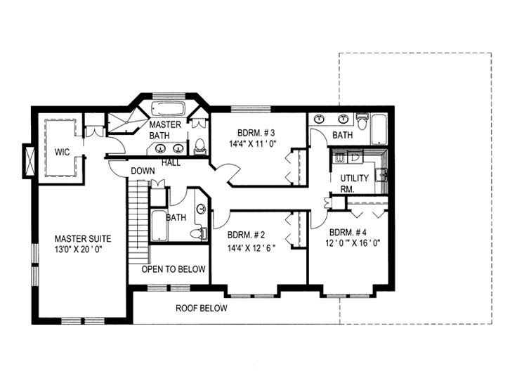 2nd Floor Plan, 012H-0098