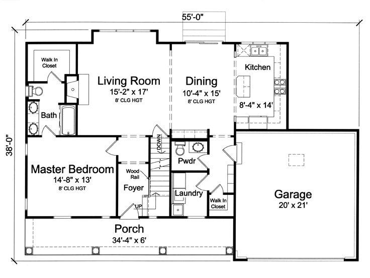1st Floor Plan, 046H-0185
