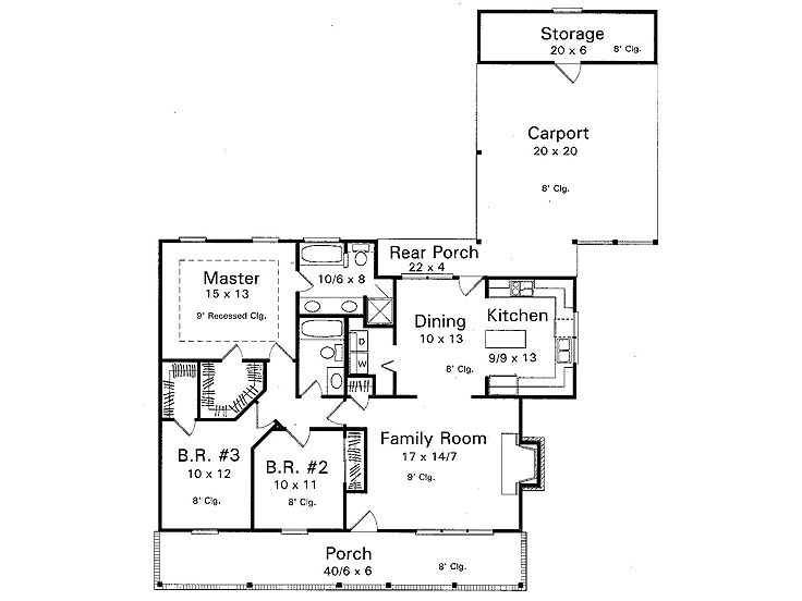 Floor Plan, 030H-0005
