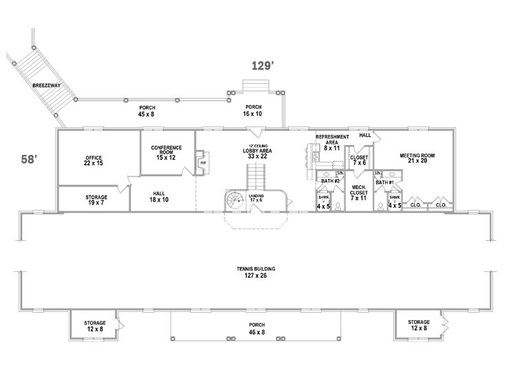 1st Floor Plan, 006C-0037