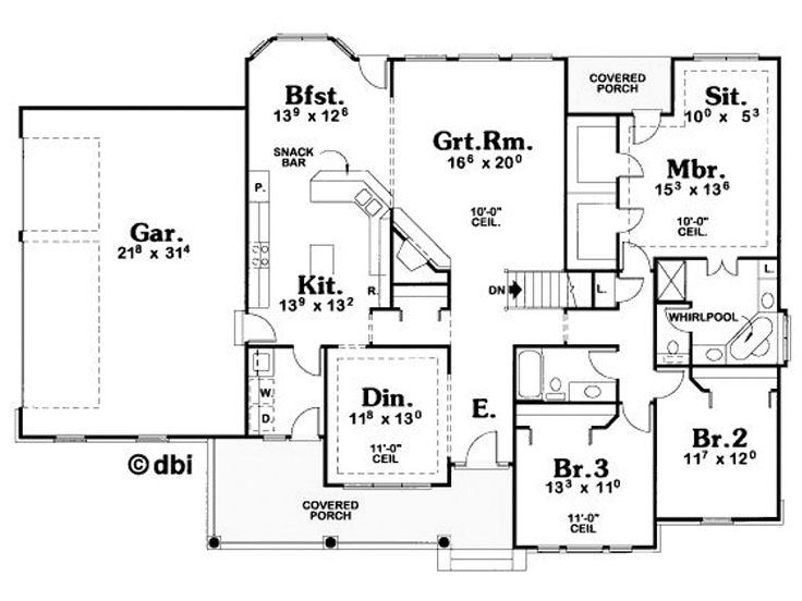 Floor Plan, 031H-0041