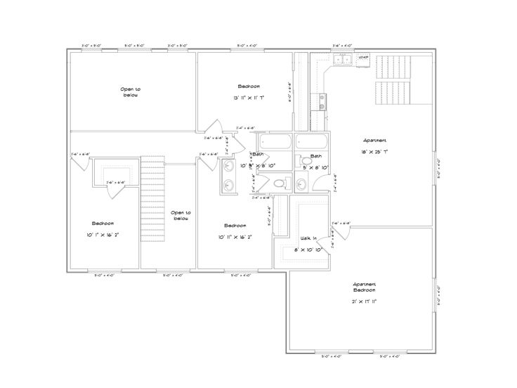 2nd Floor Plan, 065H-0041