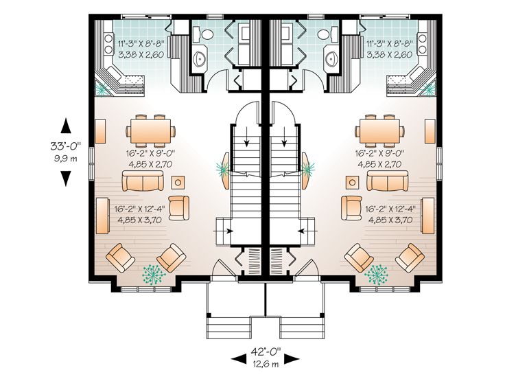 1st Floor Plan, 027M-0028