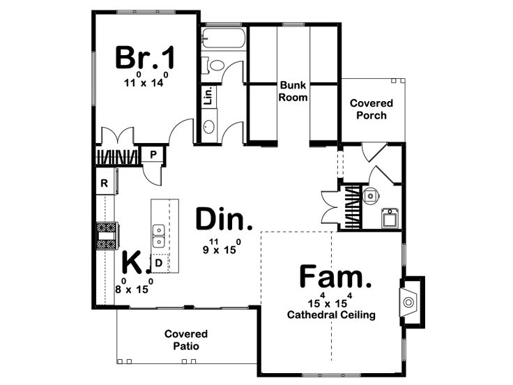 Floor Plan, 050H-0161