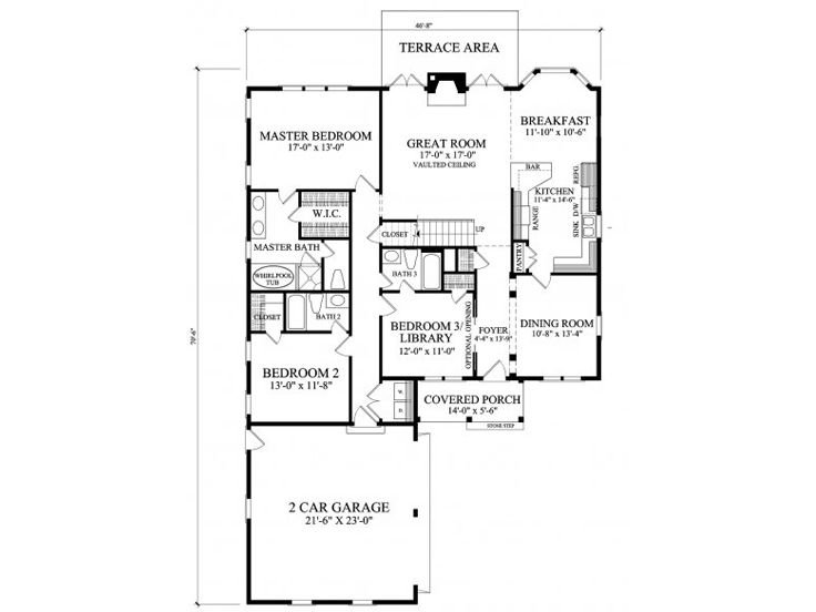 Floor Plan, 063H-0104