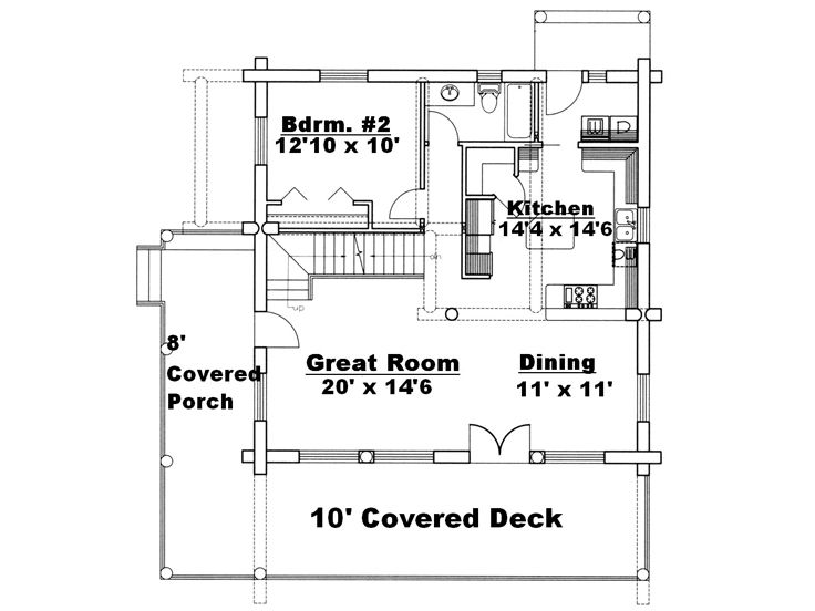1st Floor Plan, 012L-0051