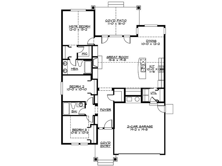 Floor Plan, 035H-0102