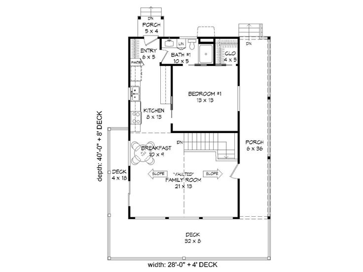 Floor Plan, 062H-0088
