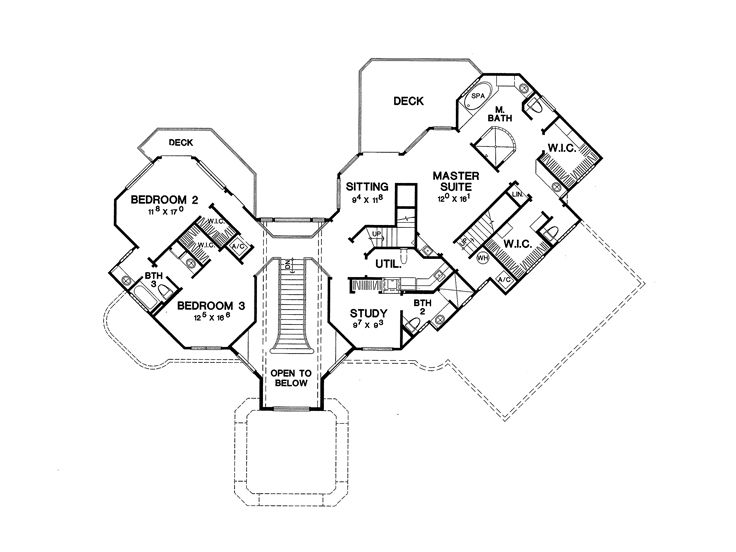 2nd Floor Plan, 036H-0085