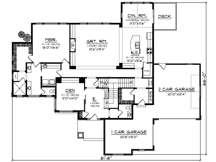 1st Floor Plan, 020H-0248