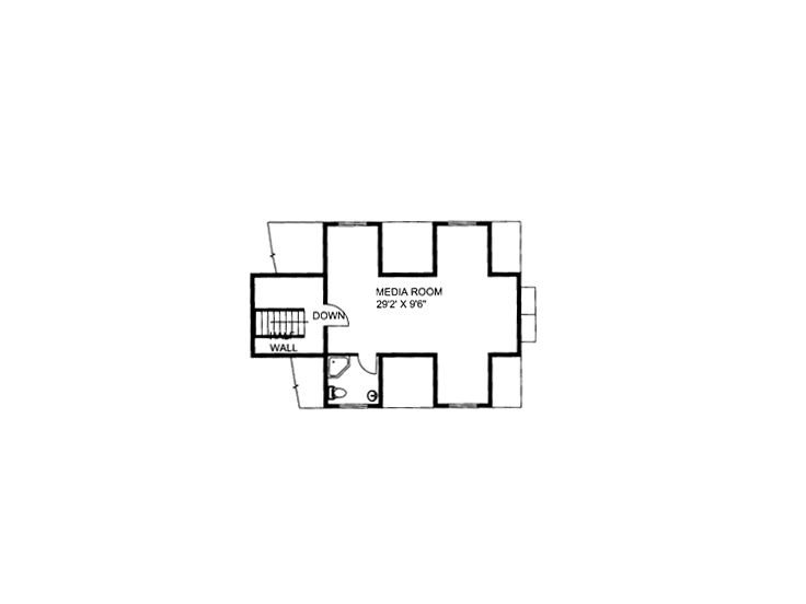2nd Floor Plan, 012H-0100