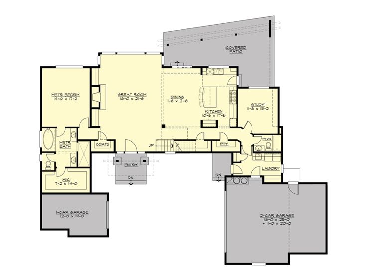1st Floor Plan, 035H-0127
