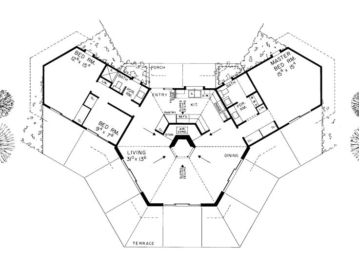 Floor Plan, 057H-0002