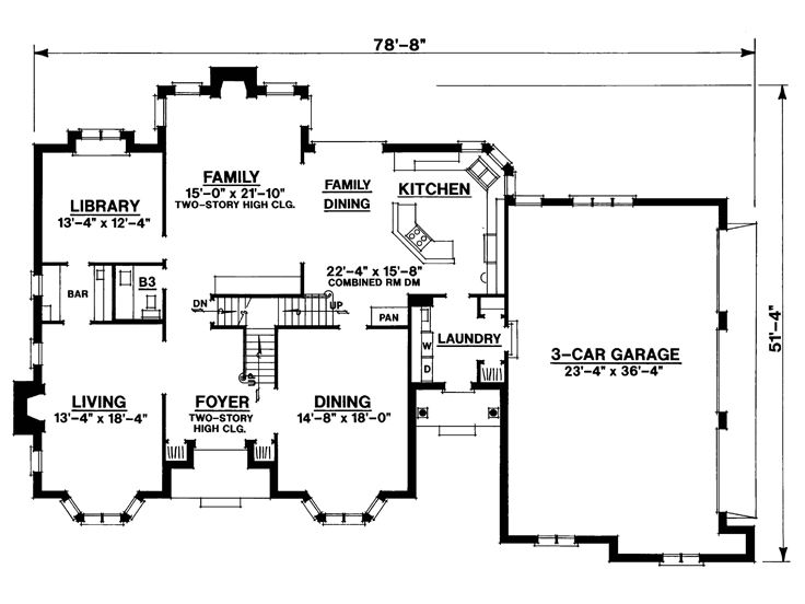 1st Floor Plan, 031H-0330
