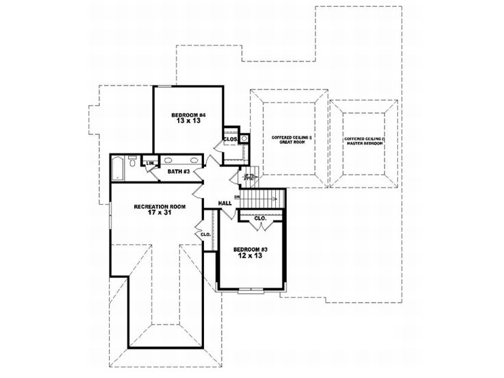 2nd Floor Plan, 006H-0107