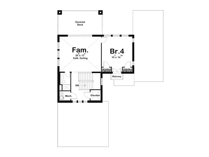 3rd Floor Plan, 050H-0377