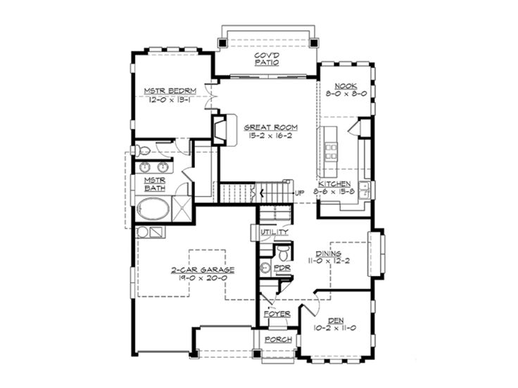 1st Floor Plan, 035H-0077