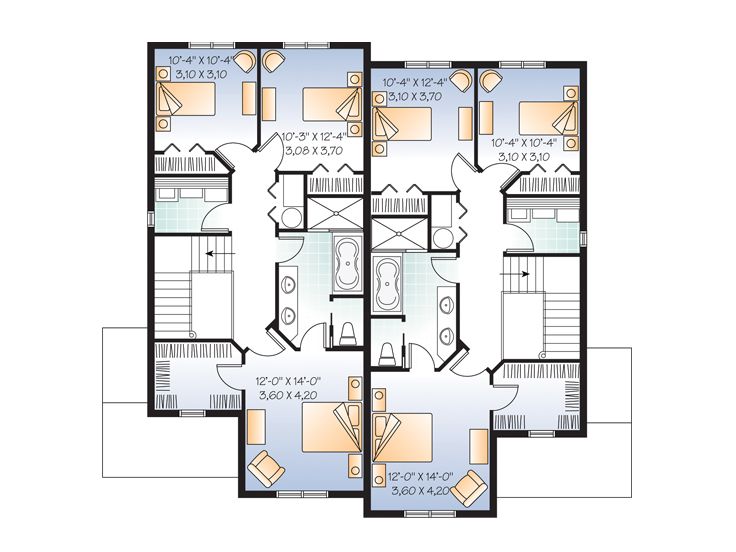 2nd Floor Plan, 027M-0046