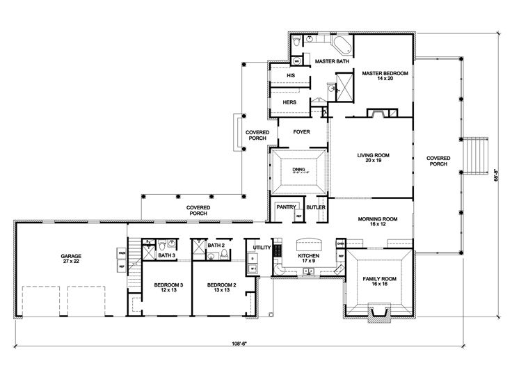 1st Floor Plan, 008H-0056