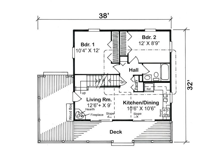 1st Floor Plan, 047H-0036