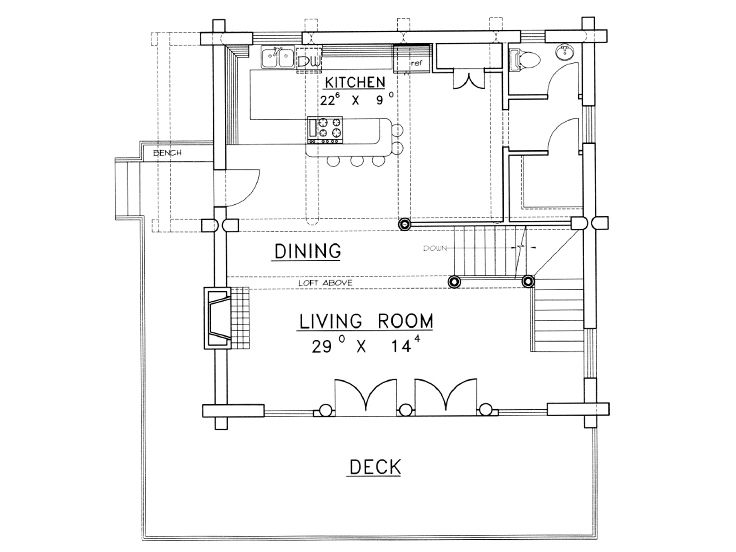 1st Floor Plan, 012L-0032