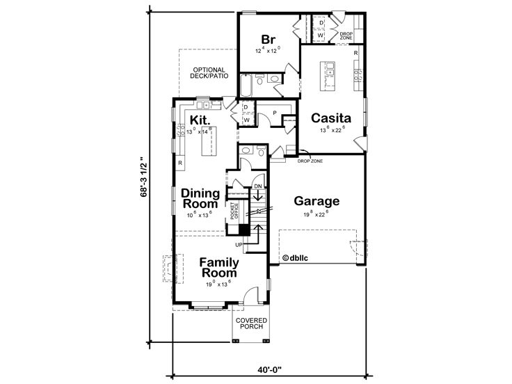 1st Floor Plan, 031H-0359