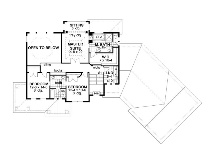 2nd Floor Plan, 023H-0179