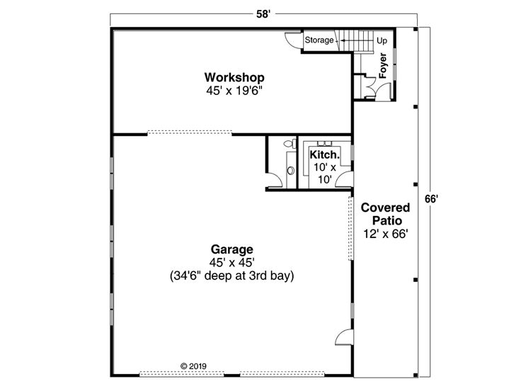 1st Floor Plan, 051G-0143